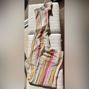 Xhilaration Pastel Striped Romper